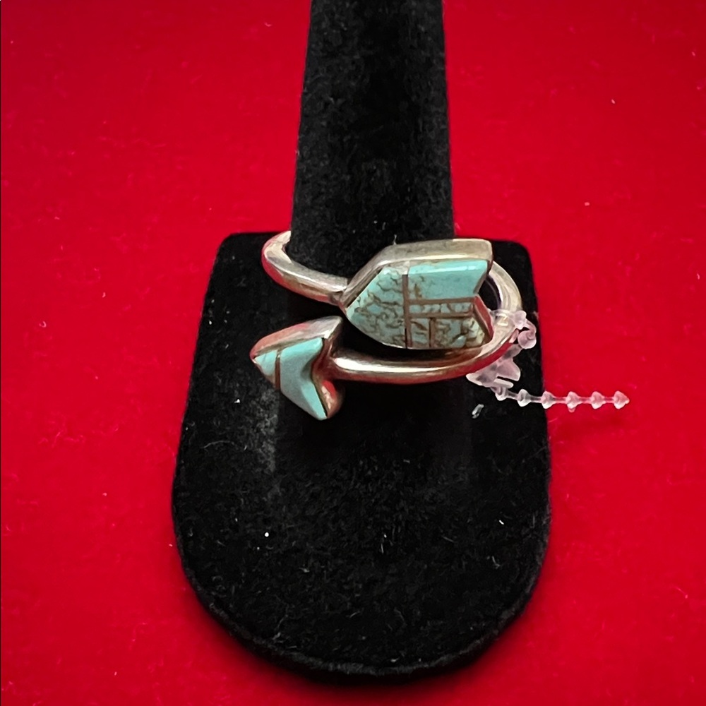 Turquoise  Arrow Ring